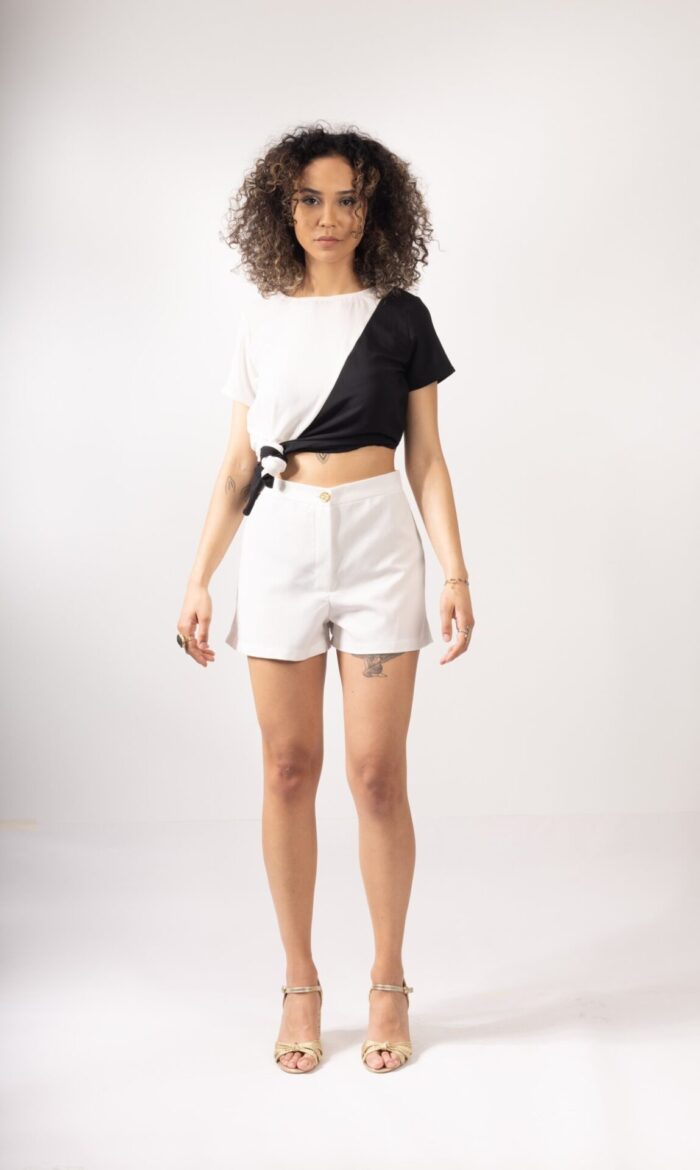 Λευκό shorts - Image 2