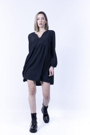 Μαύρο αμπίρ φόρεμα