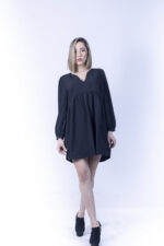 Μαύρο αμπίρ φόρεμα - Image 6