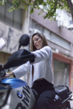 Ιβουάρ ασύμμετρο σακάκι - Image 3