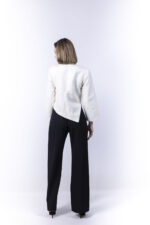 Ιβουάρ ασύμμετρο σακάκι - Image 4