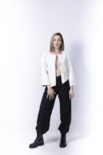 Ιβουάρ ασύμμετρο σακάκι - Image 7