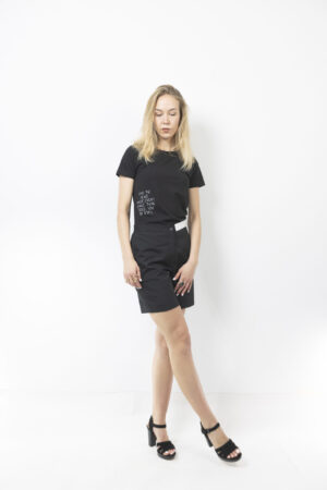 Μαύρο t-shirt 'find the place'