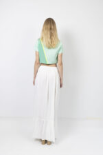 Βεραμάν crop top με neon λεπτομέρεια - Image 4