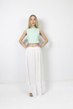 Ιβουάρ maxi φούστα - Image 4