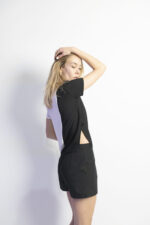 Ασπρόμαυρο γεωμετρικό top - Image 2