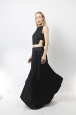 Μαύρο top με ακάλυπτα πλαινά - Image 7