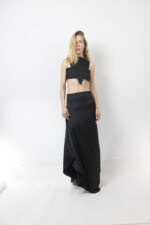 Μαύρη φούστα σατέν - Image 9
