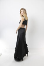 Μαύρη φούστα σατέν - Image 11