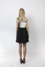 Ασπρόμαυρο αμπίρ φόρεμα - Image 3