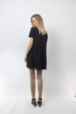 Μαύρο αμπίρ φόρεμα - Image 3