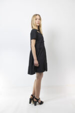 Μαύρο cut-out φόρεμα - Image 5